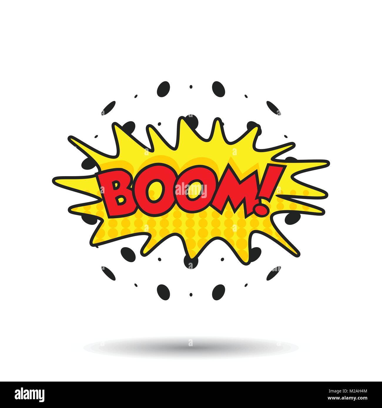 Boom comic sound effects. Sound bubble speech with word and comic cartoon  expression sounds vector illustration Stock Vector Image & Art - Alamy