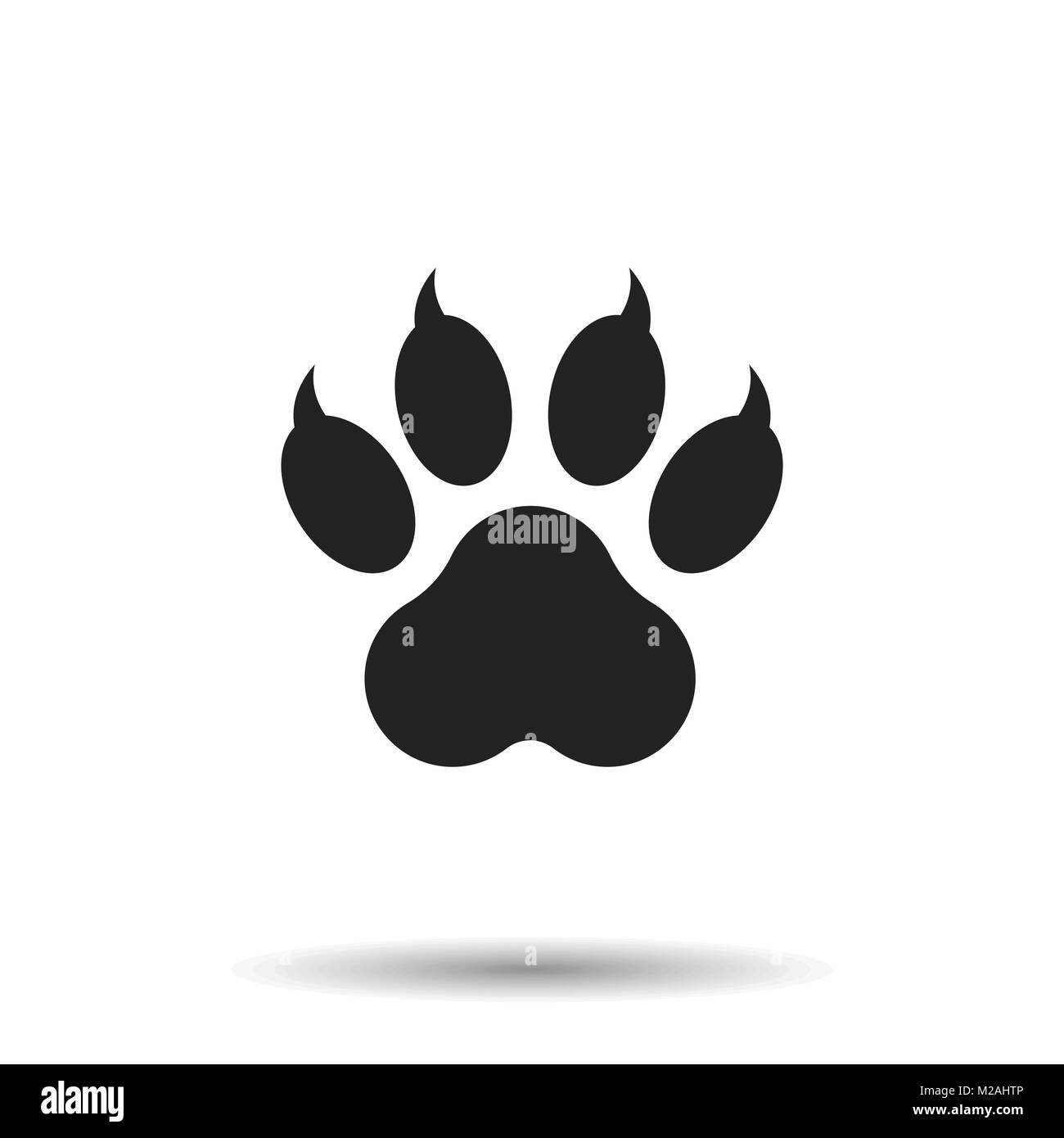 Tiger paw on white Cut Out Stock Images & Pictures - Page 2 - Alamy
