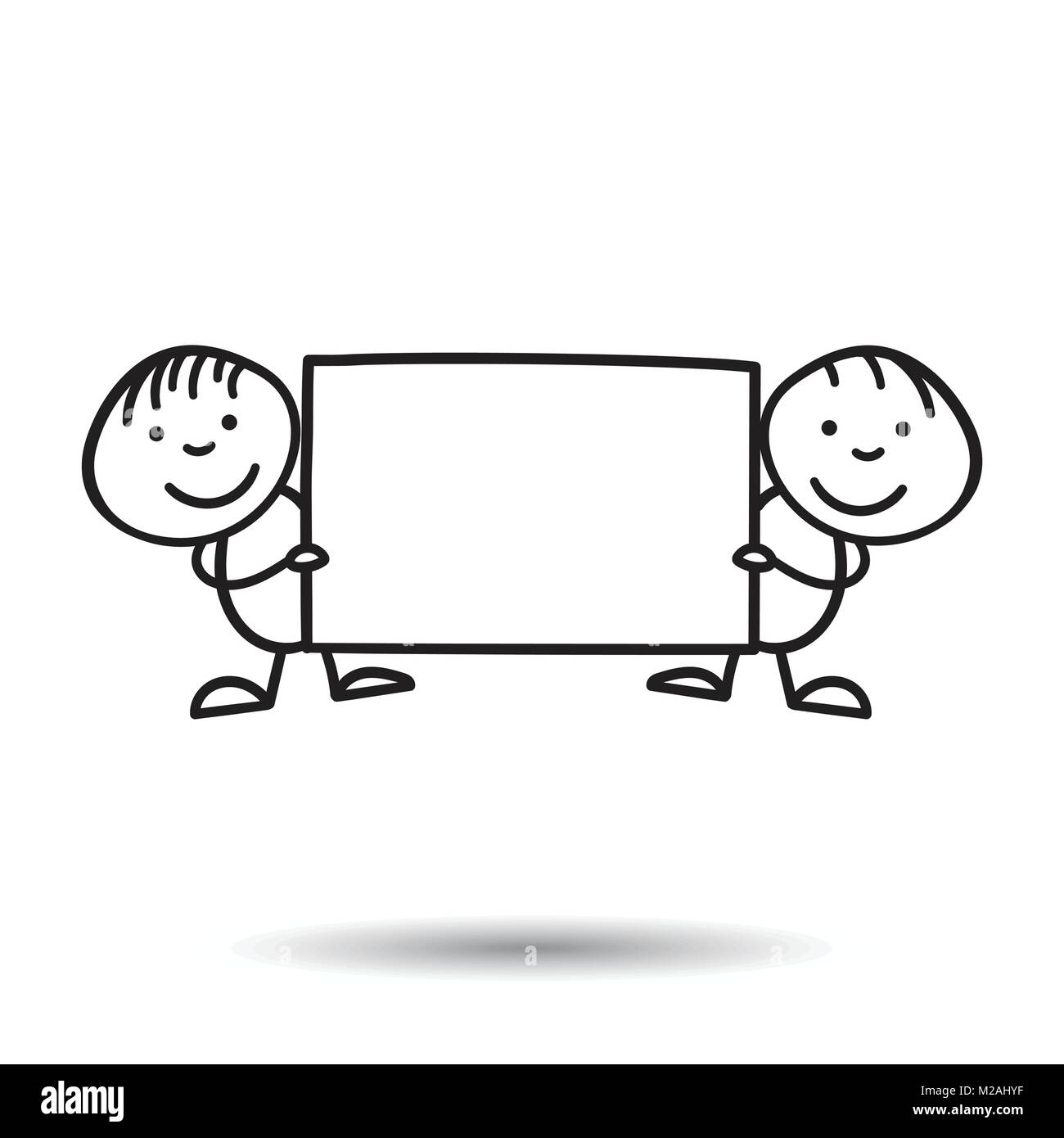 Kids holding hands cartoon hand hi-res stock photography and images - Alamy