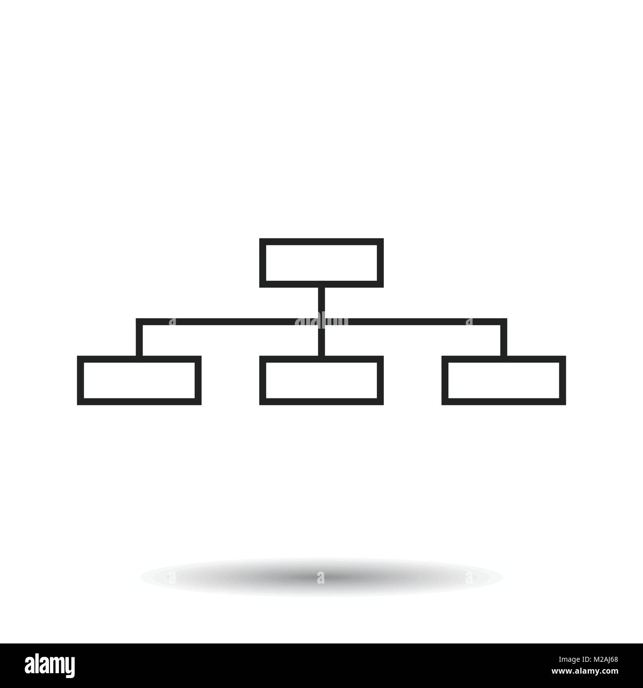 Structure simple flat icon. Vector illustration on white background ...