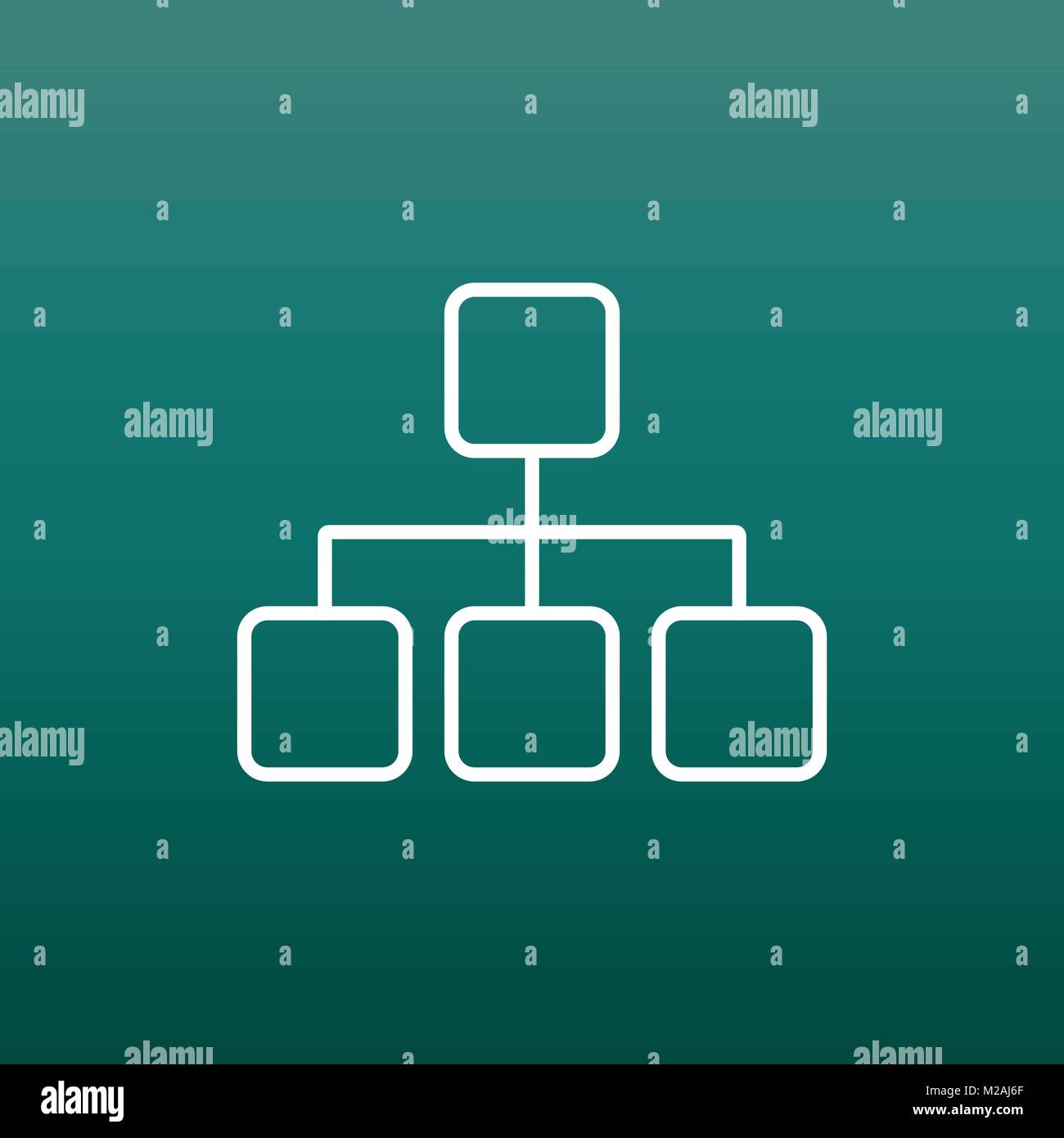 Structure simple flat icon. Vector illustration on green background ...