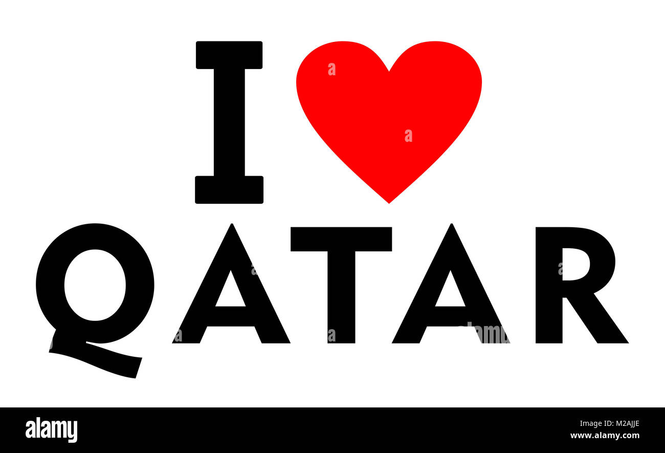 I Love Qatar High Resolution Stock Photography And Images Alamy