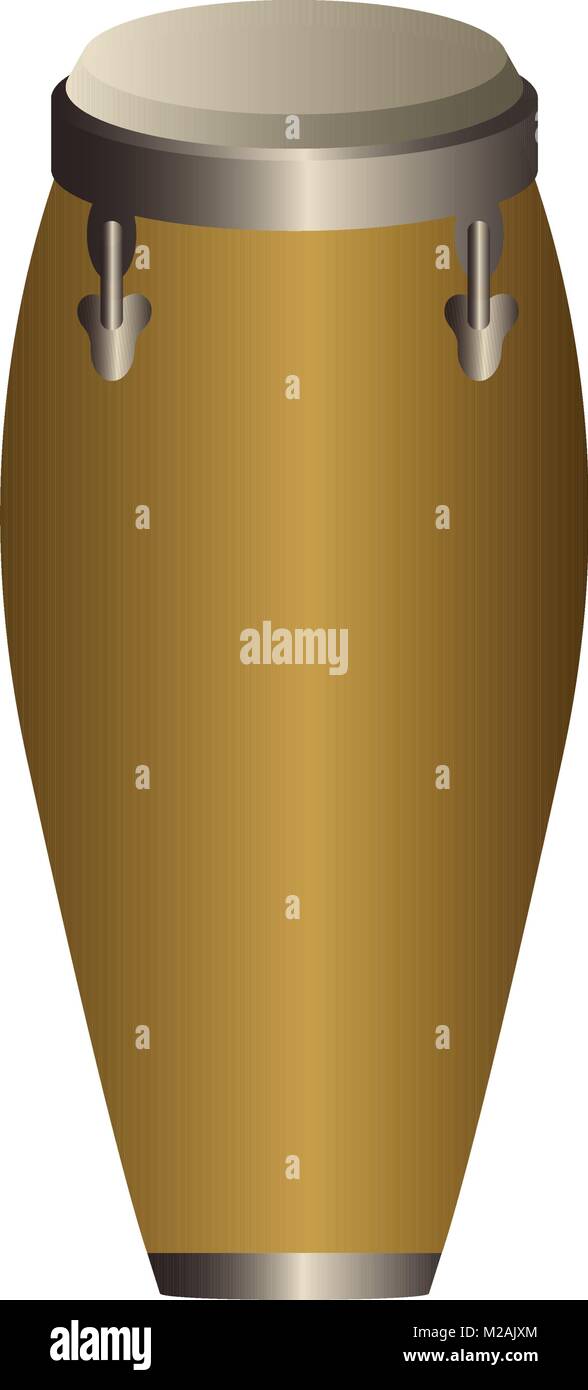 Isolated conga drum. Musical instrument Stock Vector Image & Art Alamy