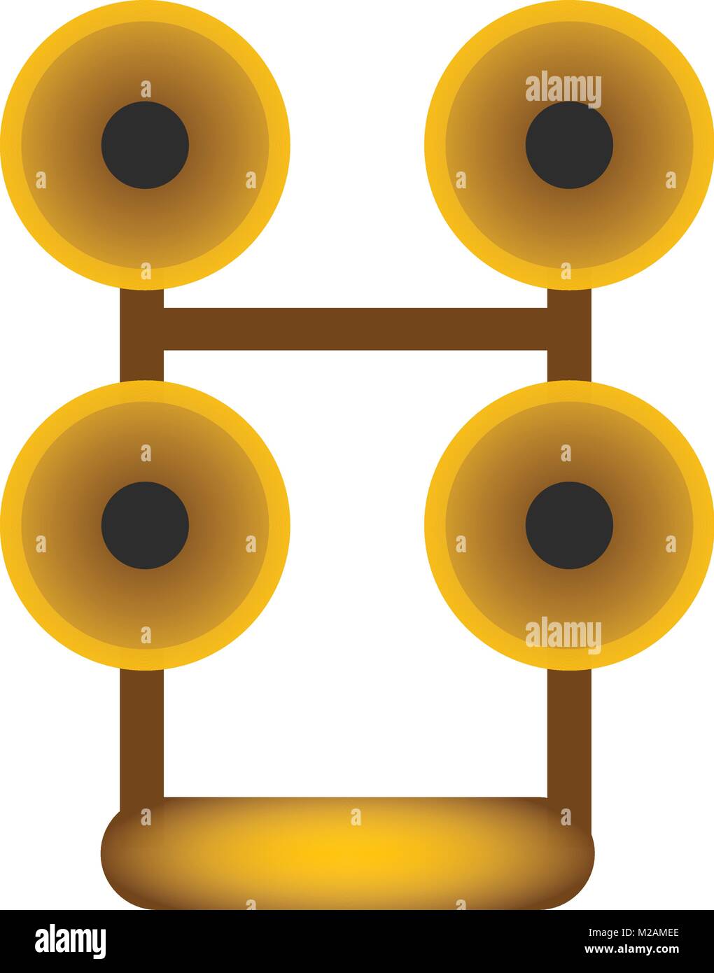 Isolated yunluo. Musical instrument Stock Vector Image & Art Alamy