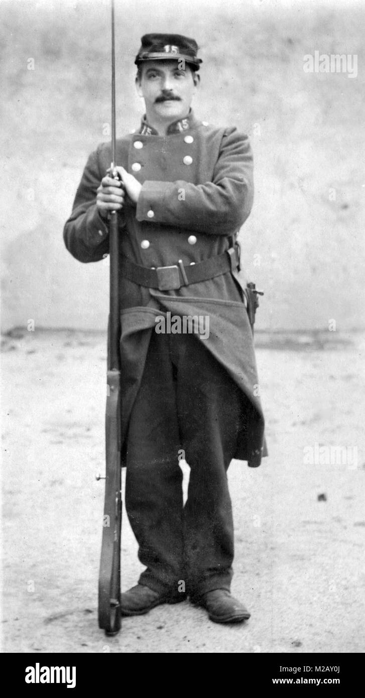 French soldier WW1 Stock Photo