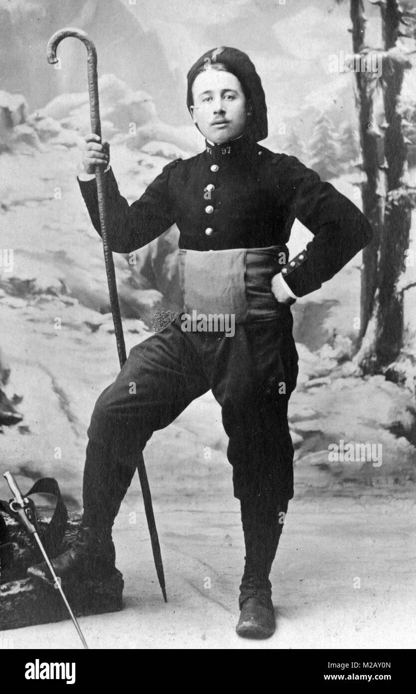 French soldier WW1 Stock Photo