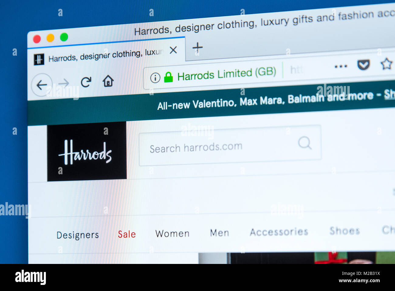 The harrods website hires stock photography and images Alamy