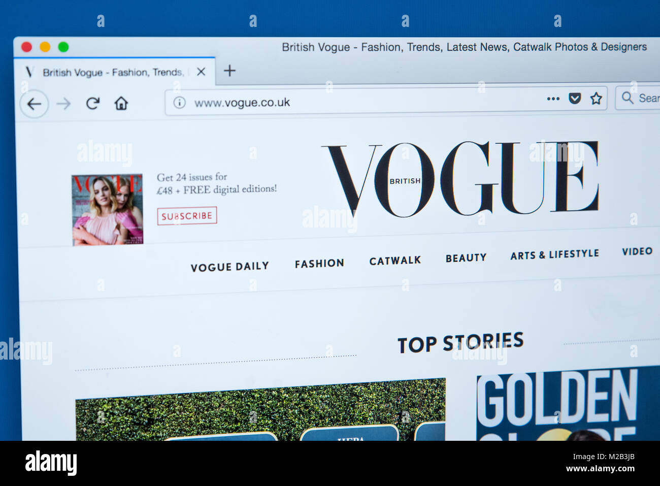 British Vogue Magazine High Resolution Stock Photography and Images - Alamy