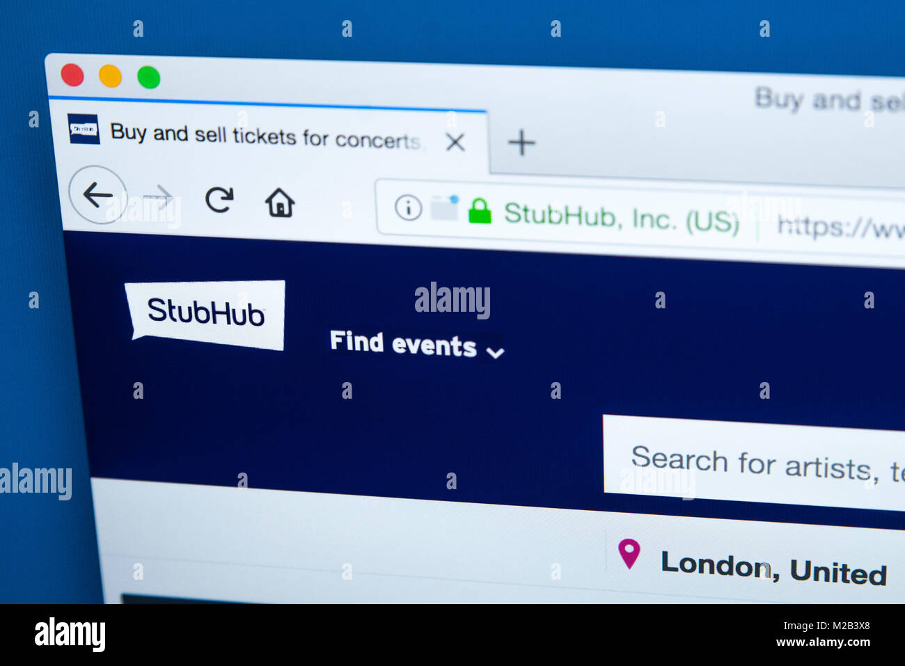 Stub hub computer hires stock photography and images Alamy