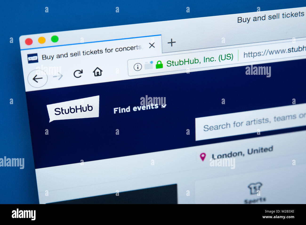 Stub hub computer hires stock photography and images Alamy