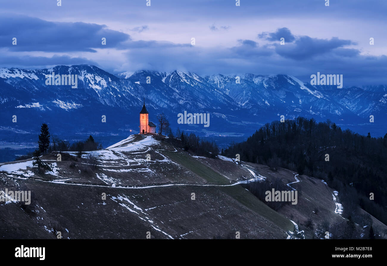 Jamnik a Romantic Village in Julian Alps, Slovenia Stock Photo Alamy