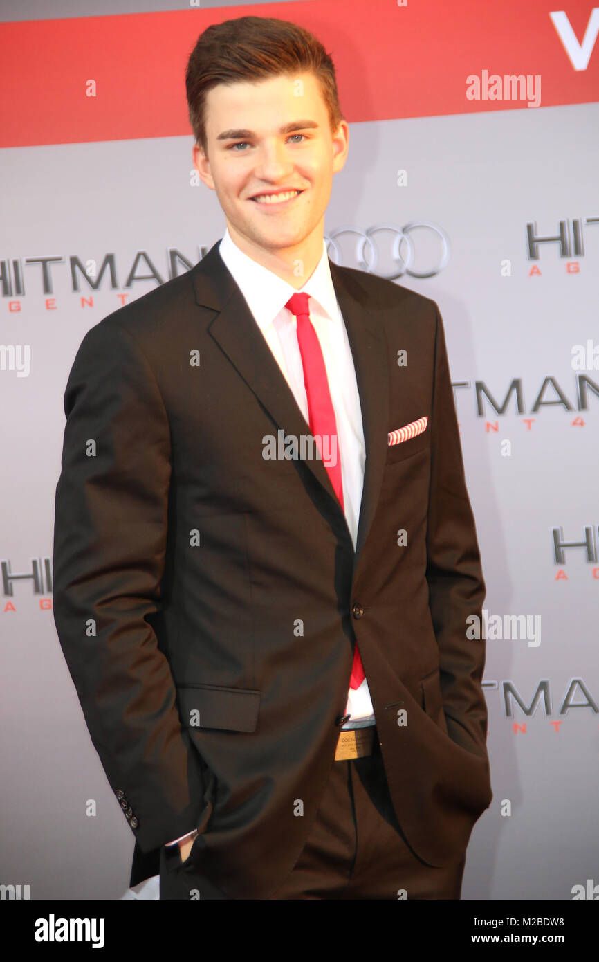 Hitman - Agent 47' Weltpremiere am 19.08.2015 im Cinestar im Sony Center in Berlin: Patrick Moelleken Stock Photo