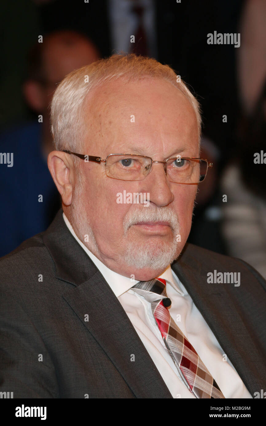 Lothar de Maiziére (Politiker)Lothar de Maiziére (Politiker), Lanz, Aufzeichnung 2 vom 23.09.2015, Hamburg Stock Photo