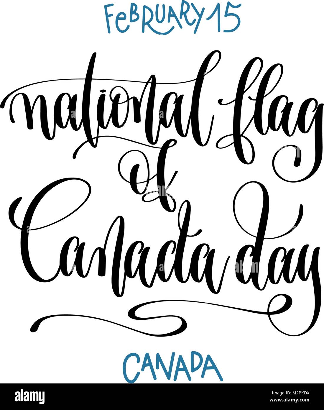 february 15 national flag of Canada day Stock Vector Image & Art Alamy
