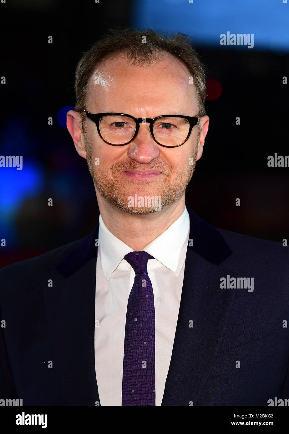 Mark Gatiss attending The Mercy premiere held at the Curzon Mayfair