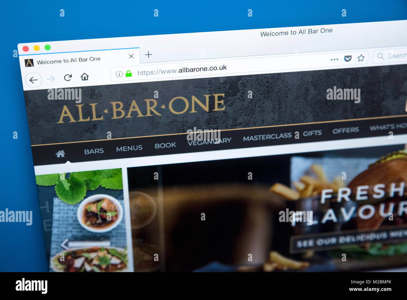 LONDON, UK - JANUARY 10TH 2018: The homepage of the official website ...