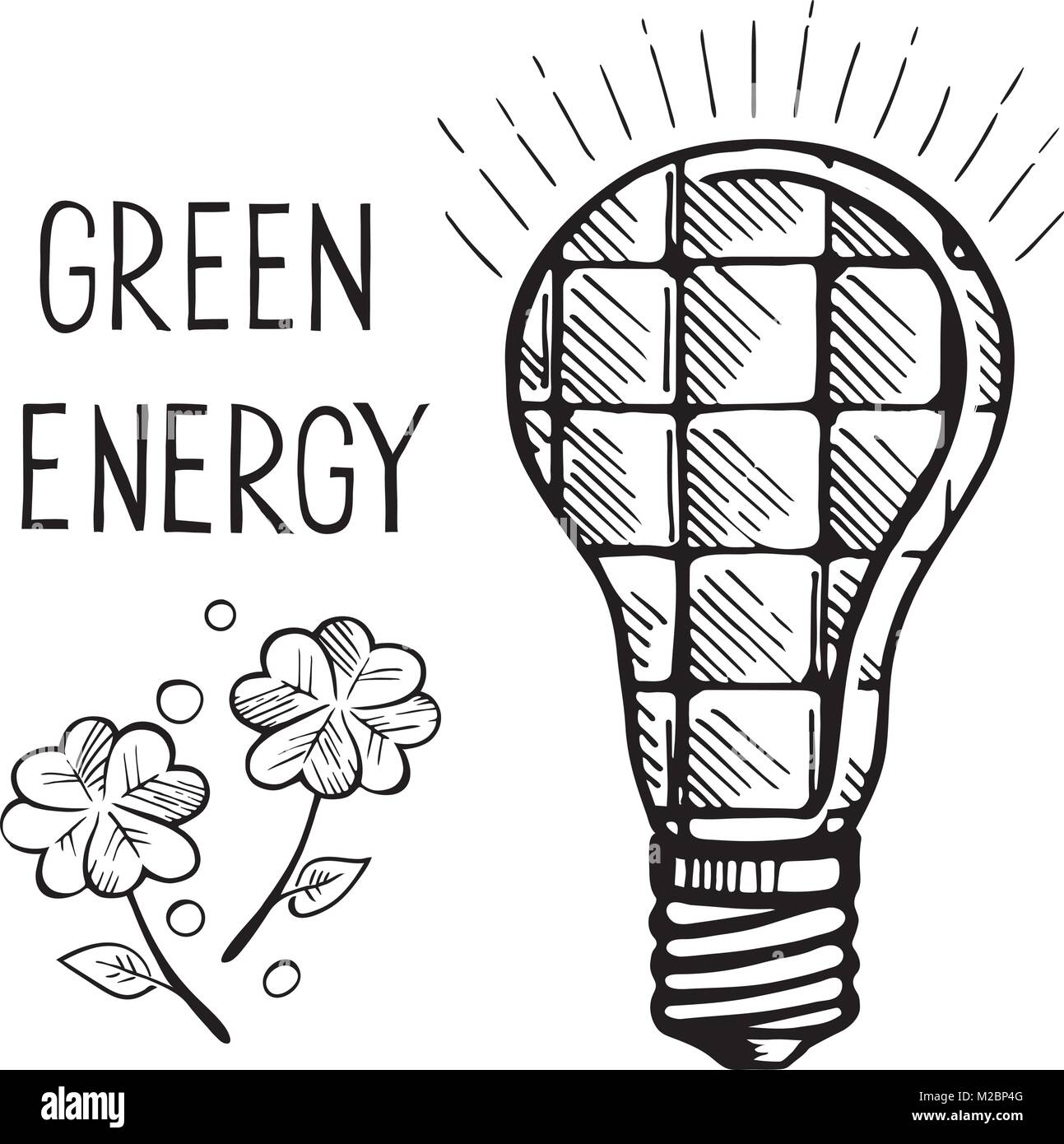Save Electricity Coloring Page