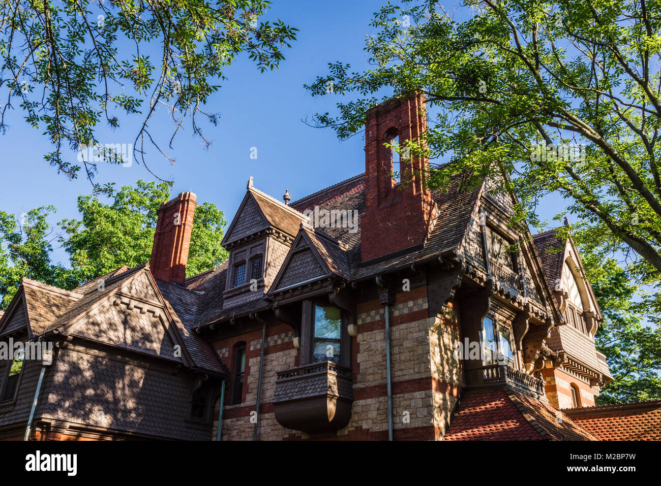 Harriet Beecher Stowe House Hartford, Connecticut, USA Stock Photo Alamy