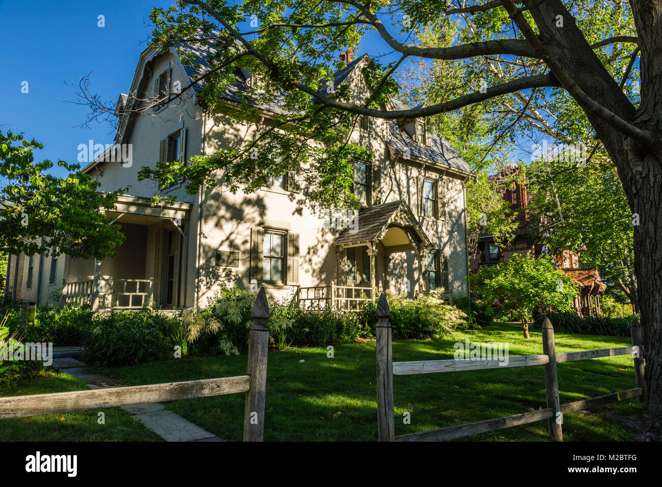 Harriet Beecher Stowe House Hartford, Connecticut, USA Stock Photo Alamy
