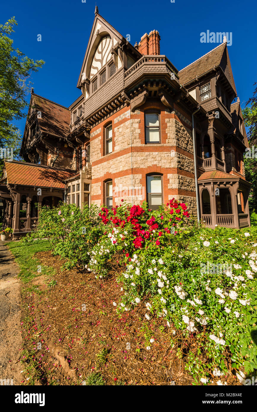 Harriet Beecher Stowe House Hartford, Connecticut, USA Stock Photo Alamy