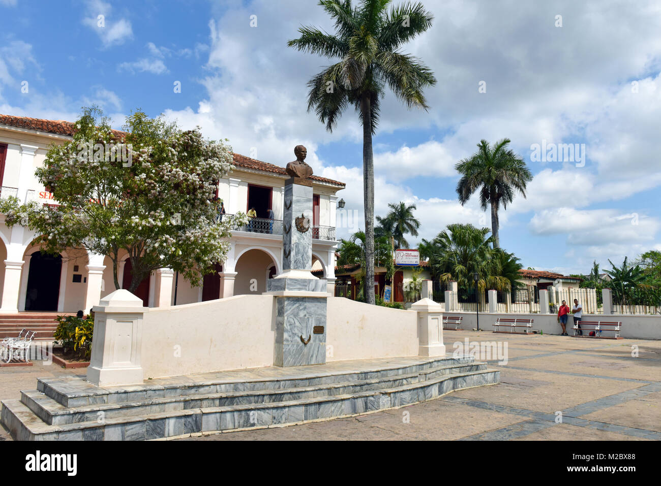 Main square town of Vinales , Pinar Del Rio, Cuba Stock Photo