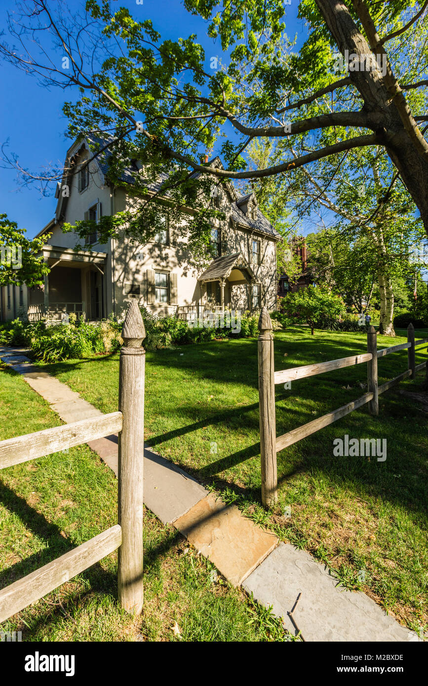Harriet Beecher Stowe House Hartford, Connecticut, USA Stock Photo Alamy