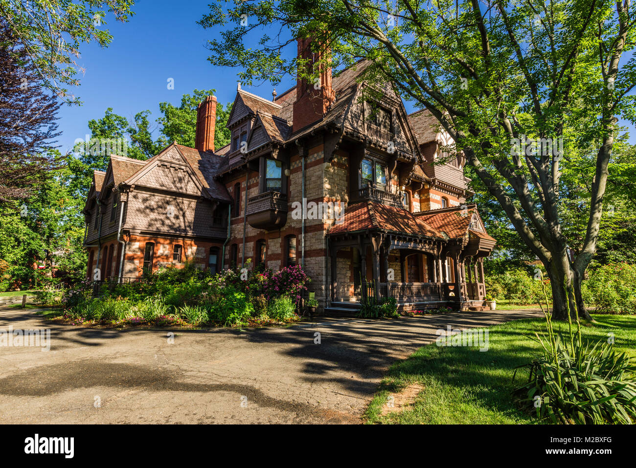 Harriet Beecher Stowe House   Hartford, Connecticut, USA Stock Photo