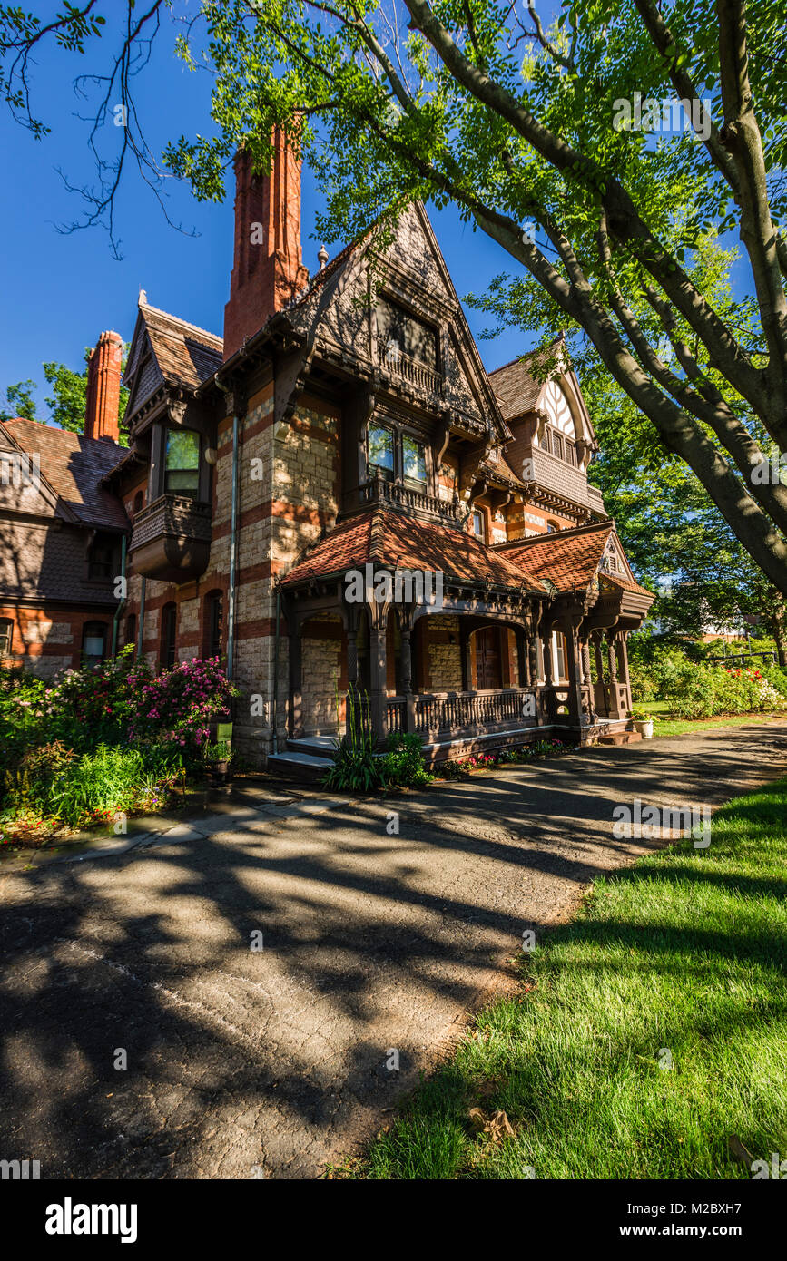 Harriet Beecher Stowe House Hartford, Connecticut, USA Stock Photo Alamy