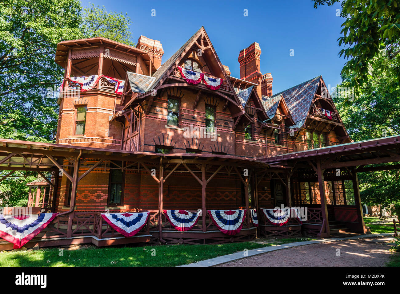 Mark Twain House Hartford, Connecticut, USA Stock Photo Alamy