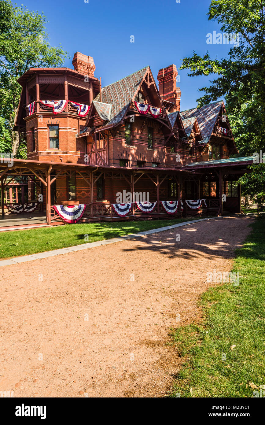 Mark Twain House Hartford, Connecticut, USA Stock Photo Alamy