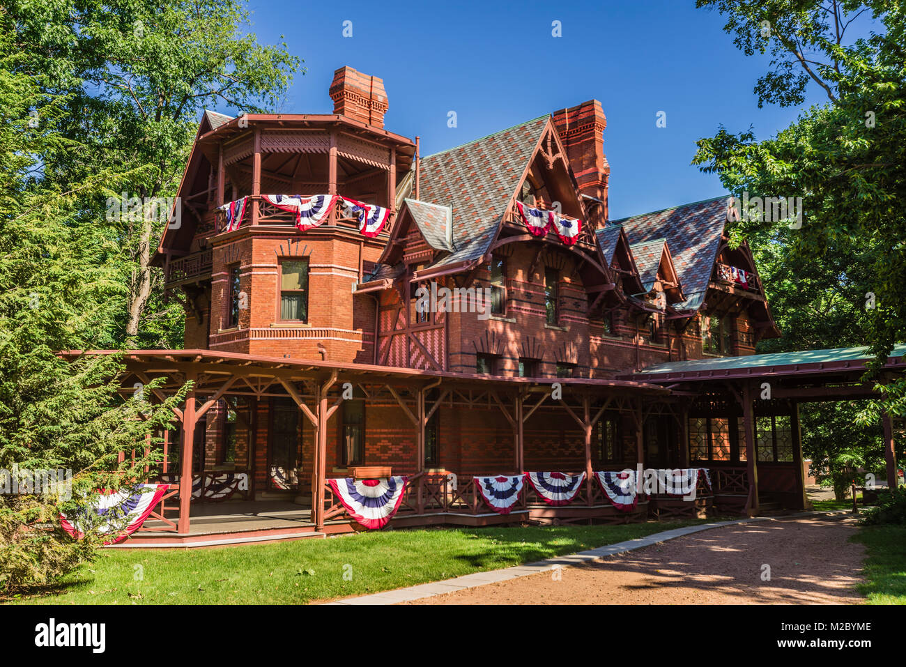 Mark Twain House Hartford, Connecticut, USA Stock Photo Alamy