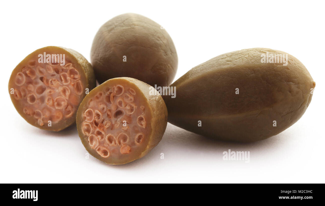 Caper berry isolated over white background Stock Photo Alamy