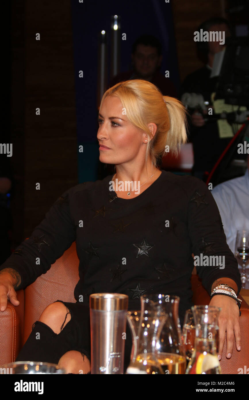 Sarah Connor (Saengerin), NDR Talkshow, Hamburg, 02.10.2015 Stock Photo