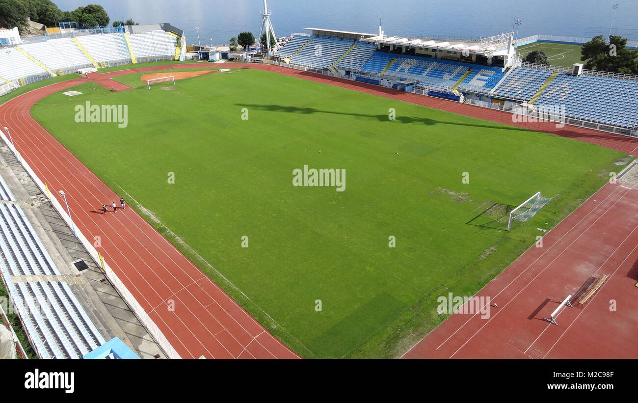 Ferencvarosi TC vs. HNK Rijeka UEFA Europa League football match Stock  Photo - Alamy