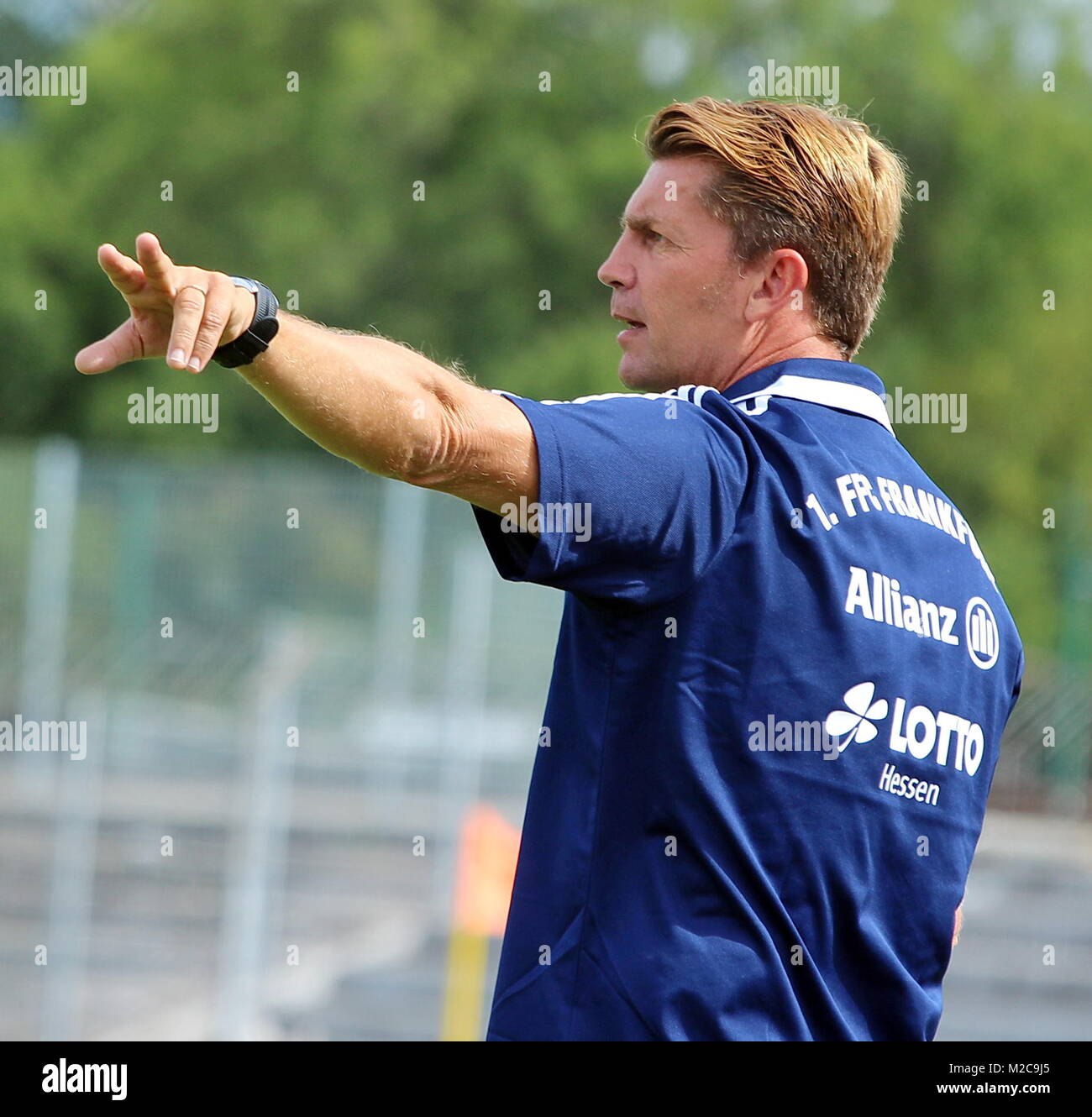 Colin Bell, Coach 1. FFC Frankfurt - Frauen Bundesliga 2013/14: SC Freiburg - 1. FFC Frankfurt Stock Photo