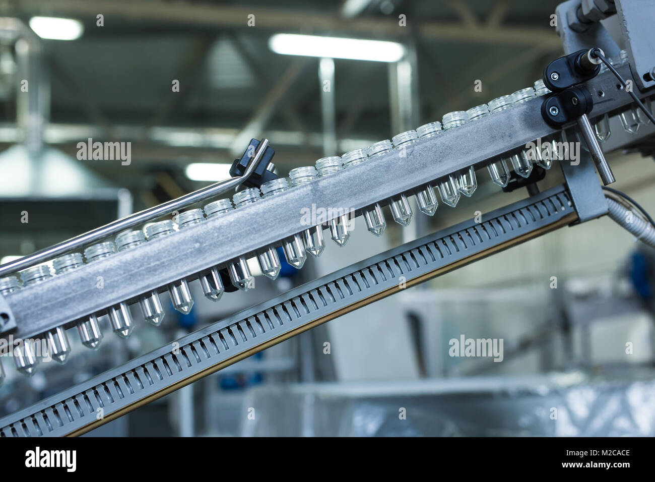 Plastic bottle making process Stock Photo Alamy