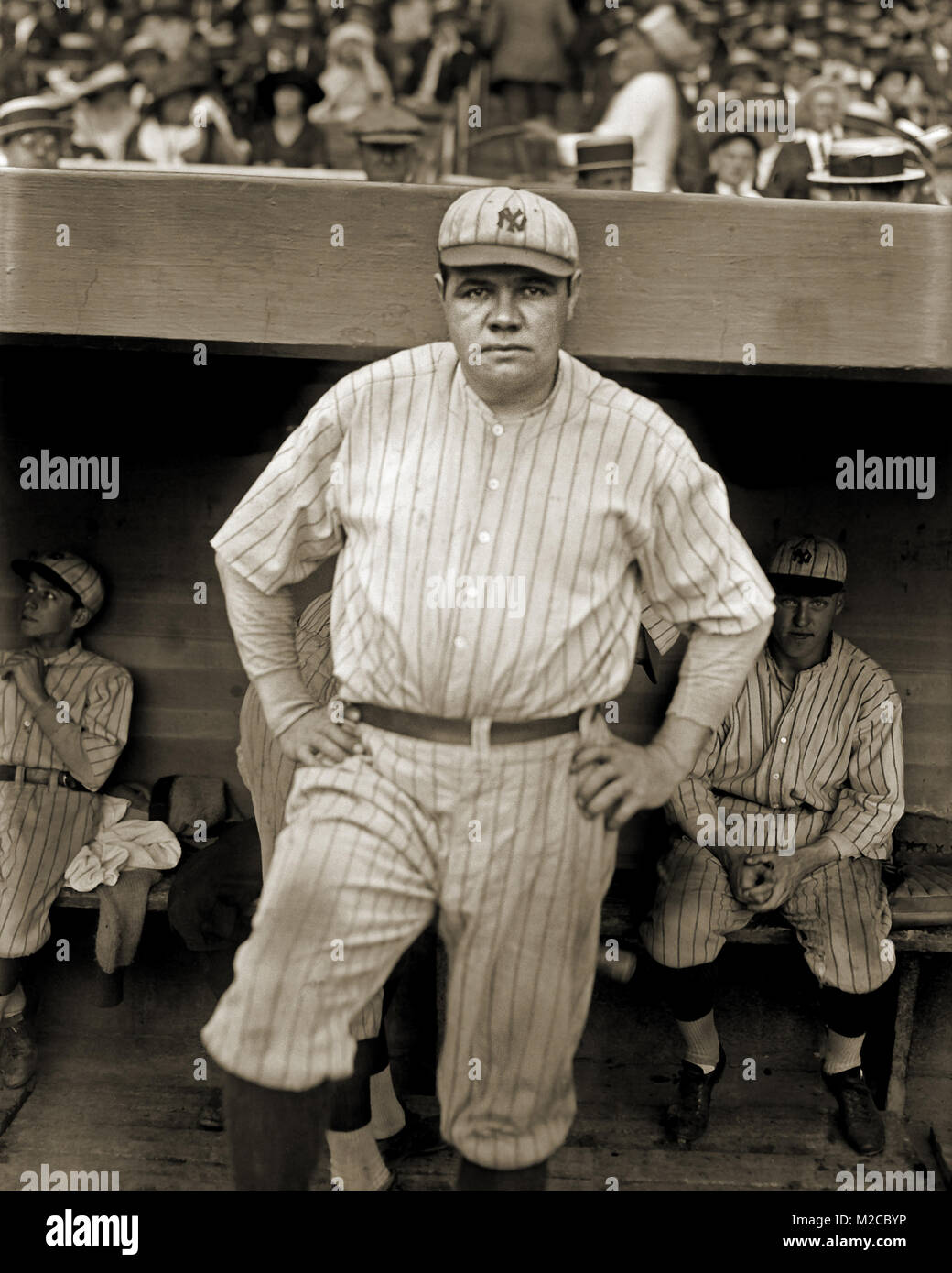 Babe Ruth.Photograph from the George Grantham Bain Collection Stock Photo