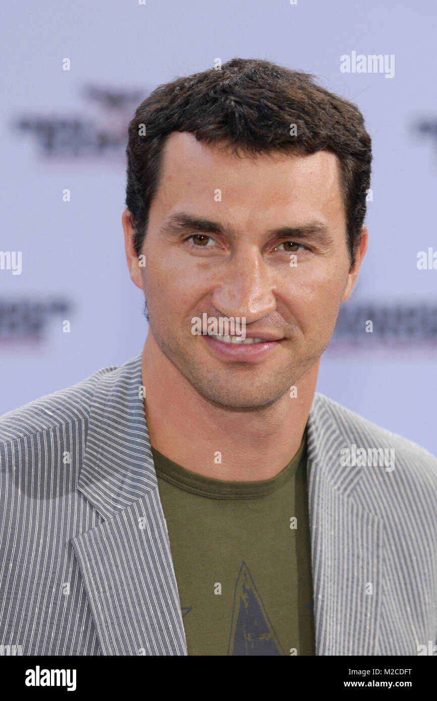 Boxweltmeister Vitali Klitschko bei der Premiere von &ldquo;Inglourious