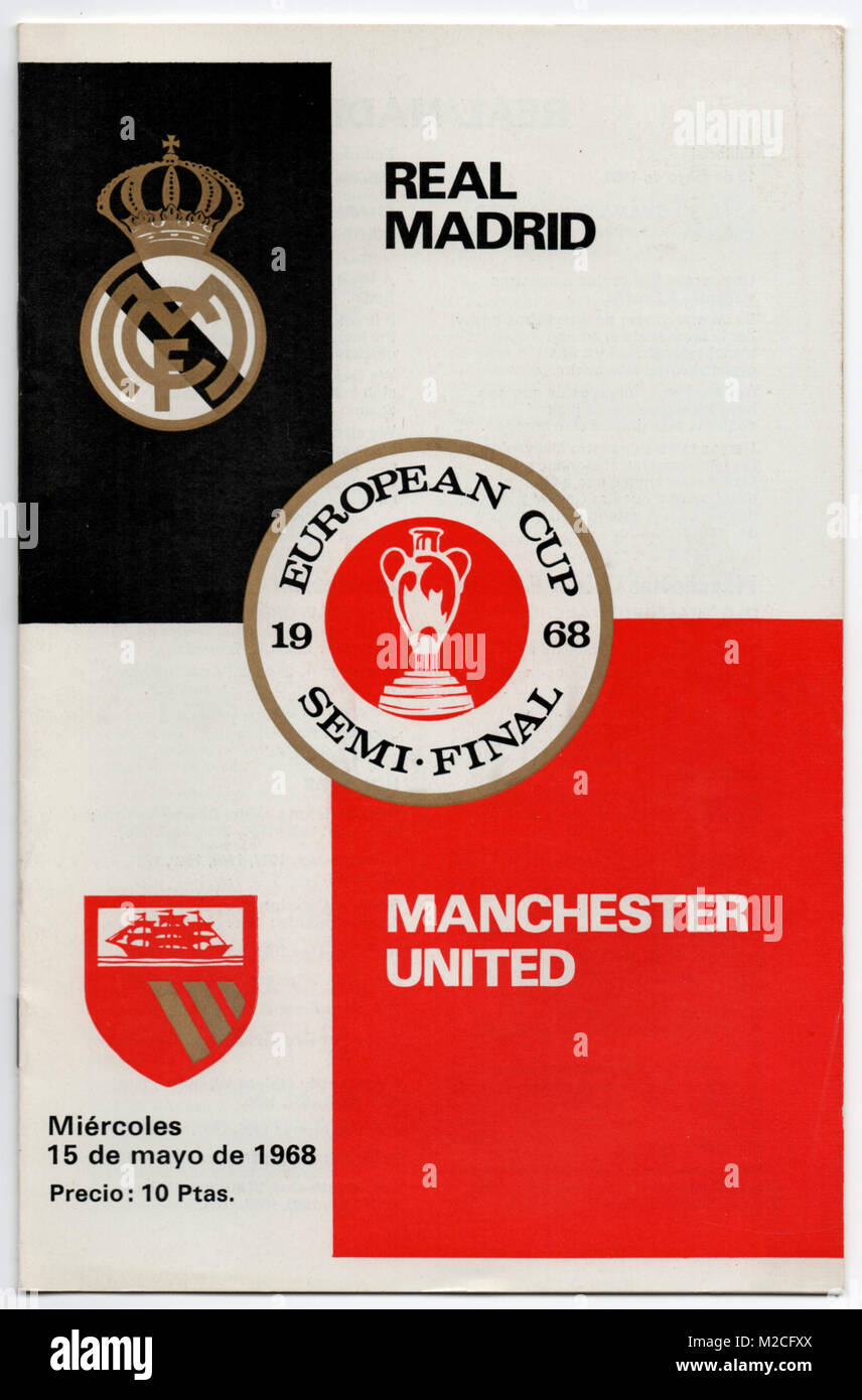 Manchester united 1968 european cup hi-res stock photography and
