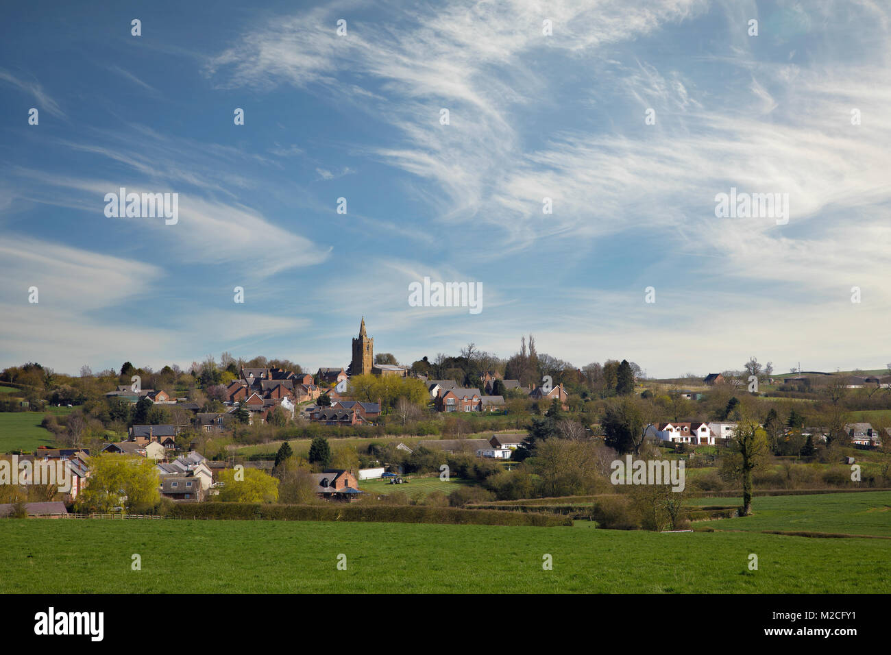An image of the Village of South Croxton Leicestershire on a beautiful spring day, England, UK Stock Photo