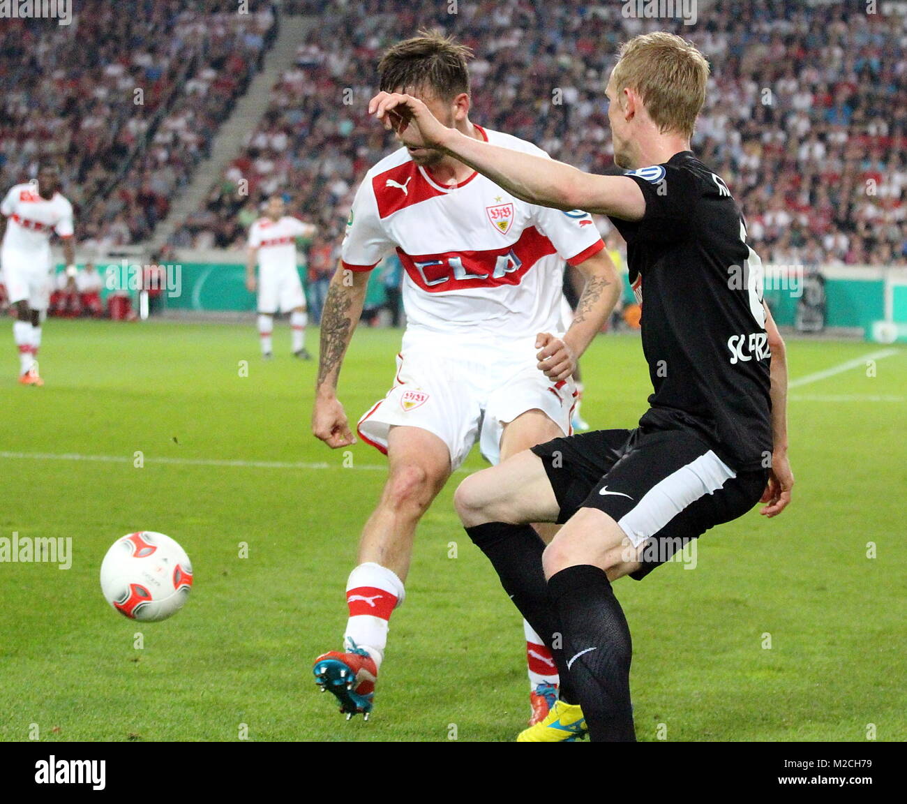 DFB-Pokal 2012/13: VfB Stuttgart vs SC Freiburg am 17.04.2013 Stock Photo -  Alamy