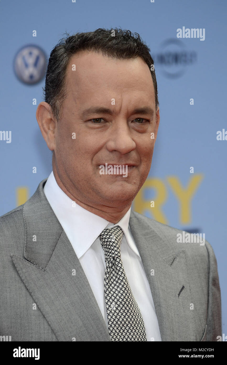 USSchauspieler Tom HANKS bei der Deutschlandpremiere von Larry Crown im Cinestar in Berlin am