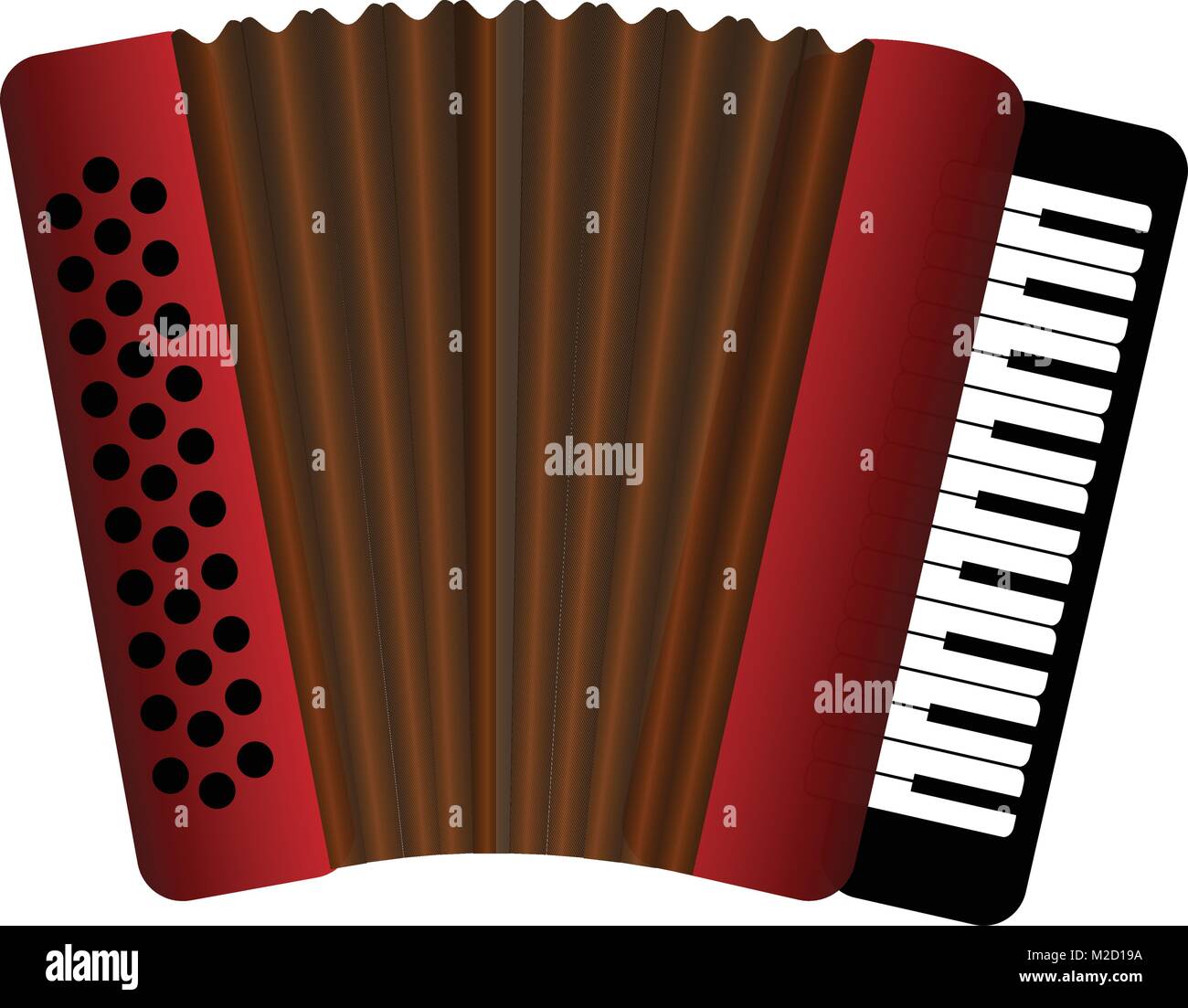 Isolated accordion. Musical instrument Stock Vector Image & Art Alamy