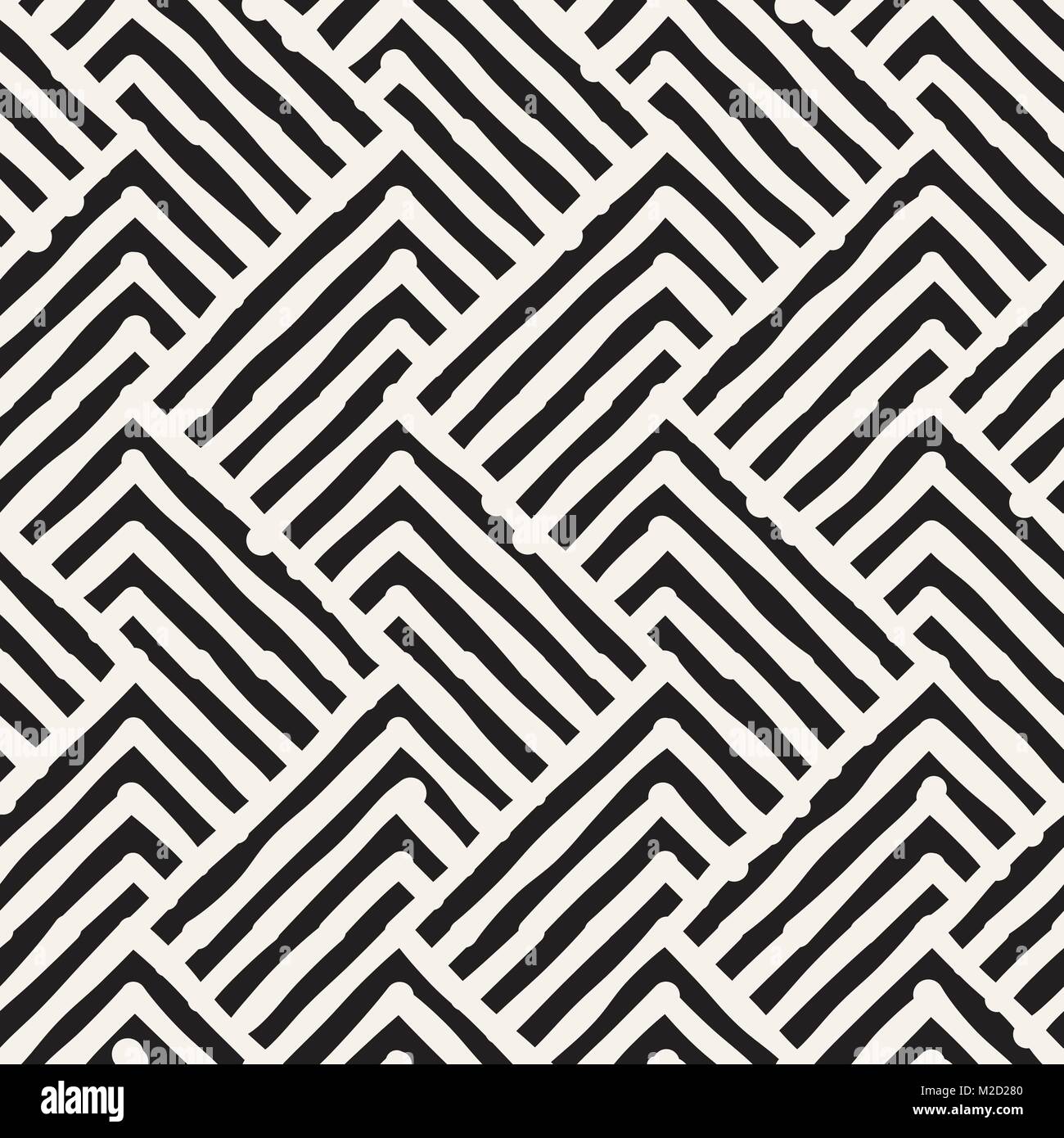 Seamless Abstract Hand Drawn Pattern Vector Freehand Lines Background Texture Ink Brush Strokes Simple Geometric Design Stock Vector Image Art Alamy