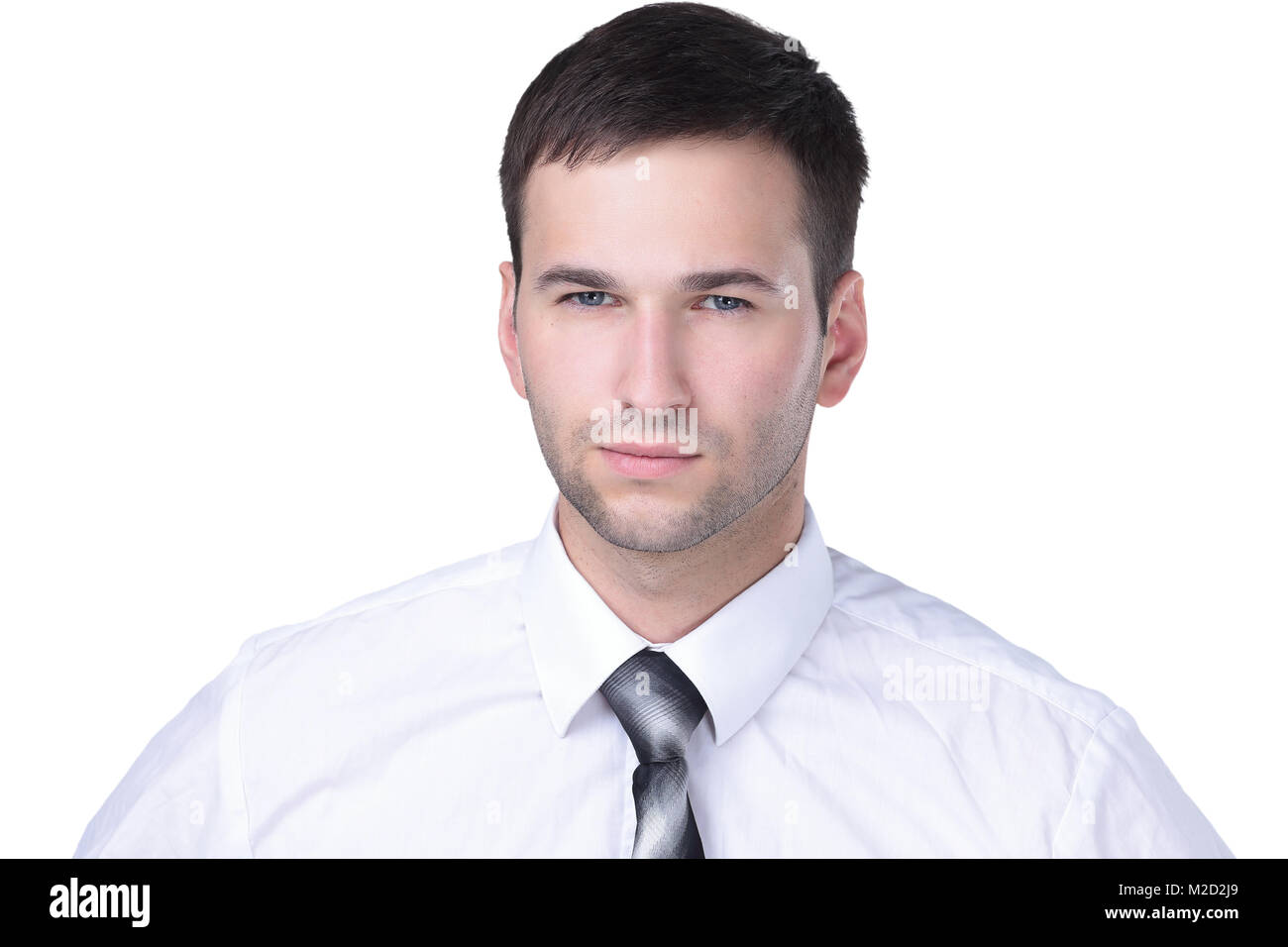 Portrait of a handsome business man isolated on white Stock Photo - Alamy