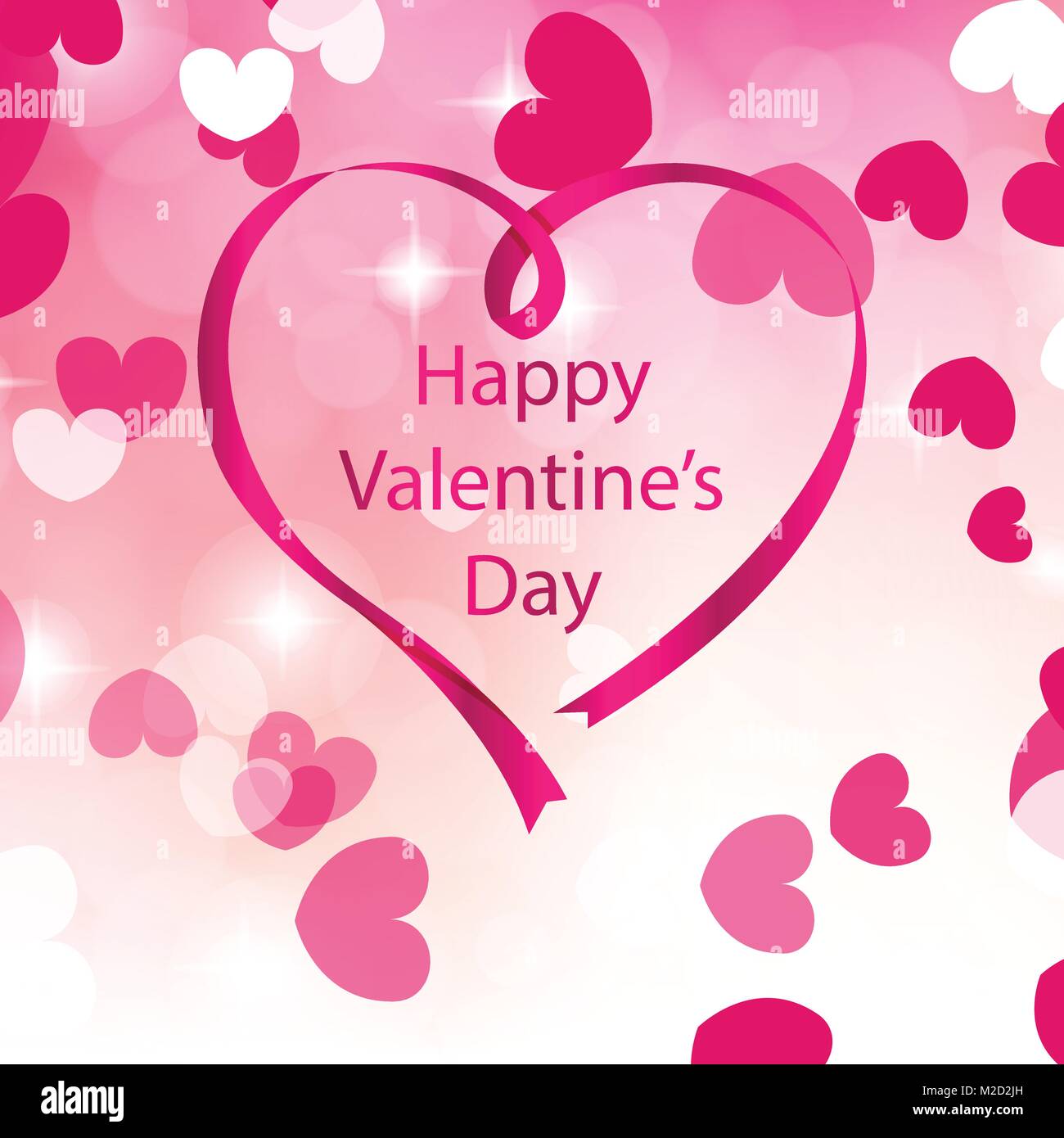 Valentines day. Red hearts Stock Vector Image & Art - Alamy