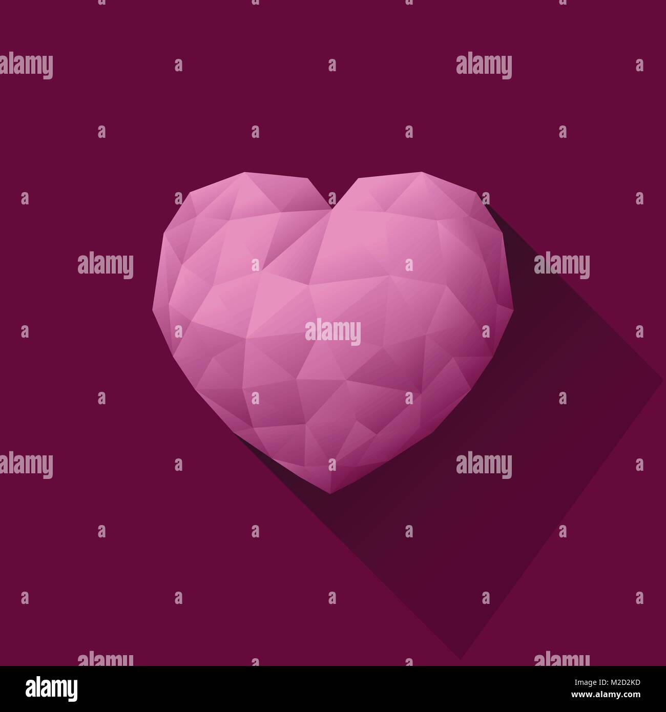 Valentines day. Red hearts Stock Vector Image & Art - Alamy