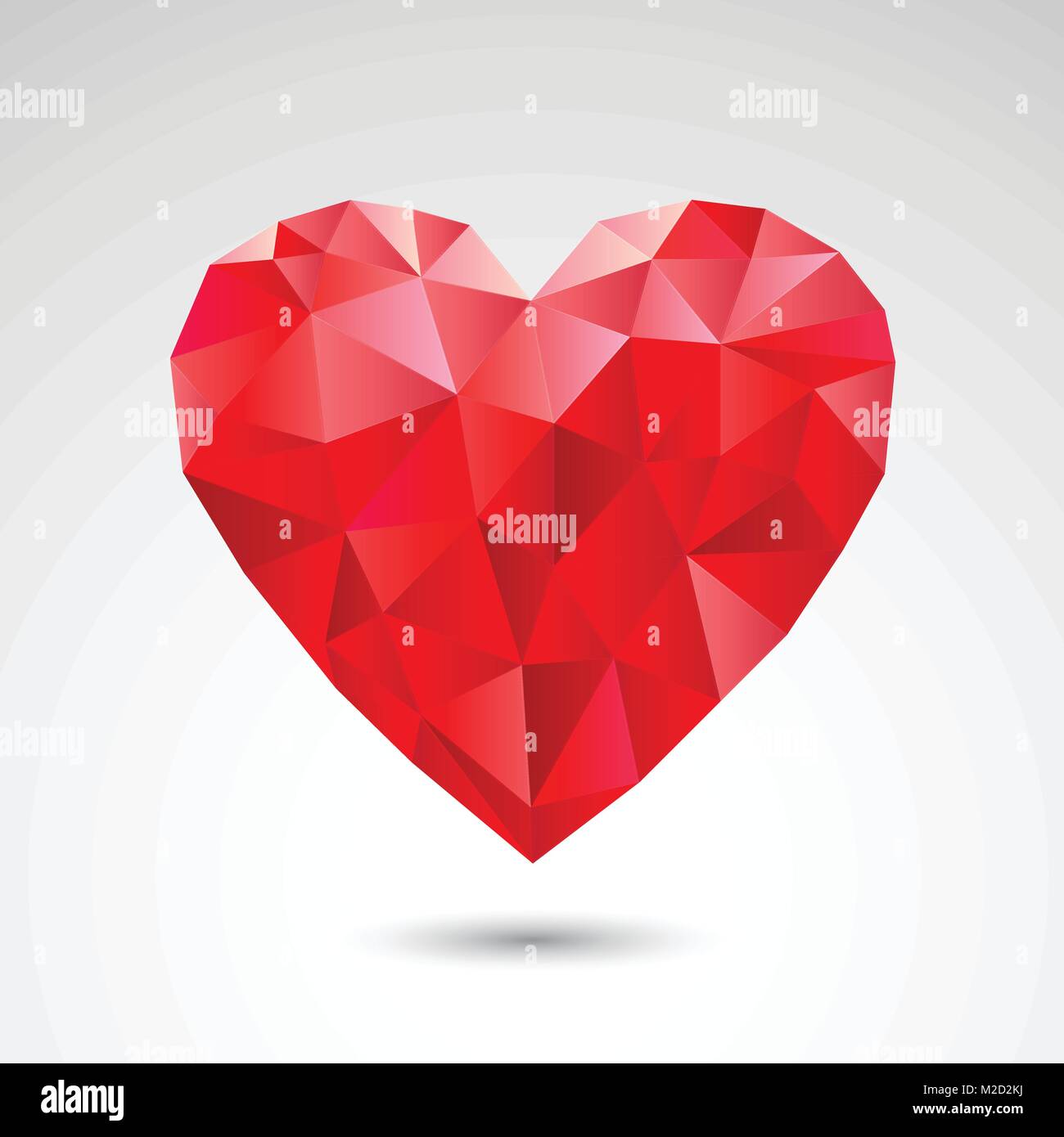 Valentines day. Red hearts Stock Vector Image & Art - Alamy