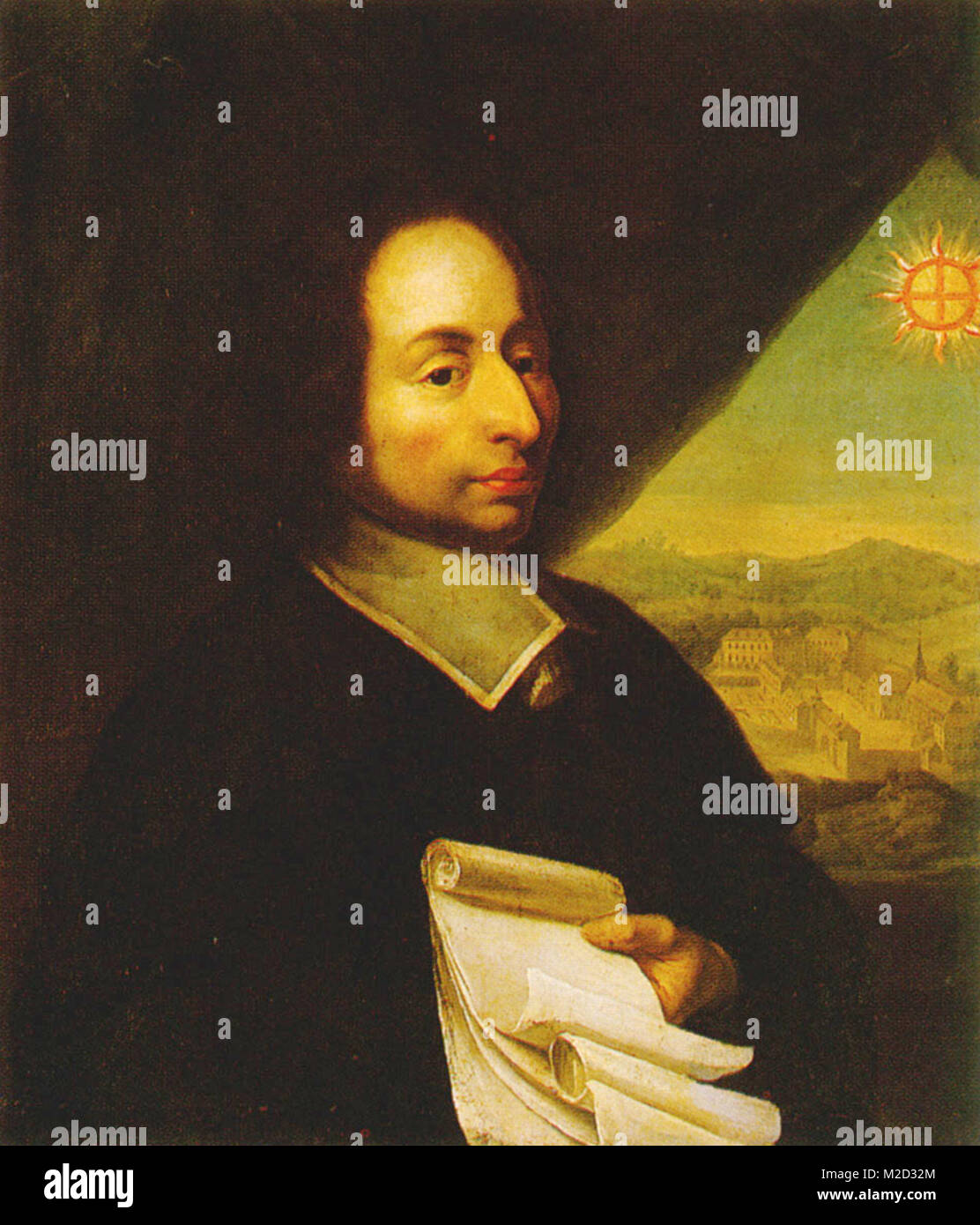 Blaise Pascal (1623 – 1662) French mathematician, physicist, inventor, writer and Catholic theologian. Stock Photo