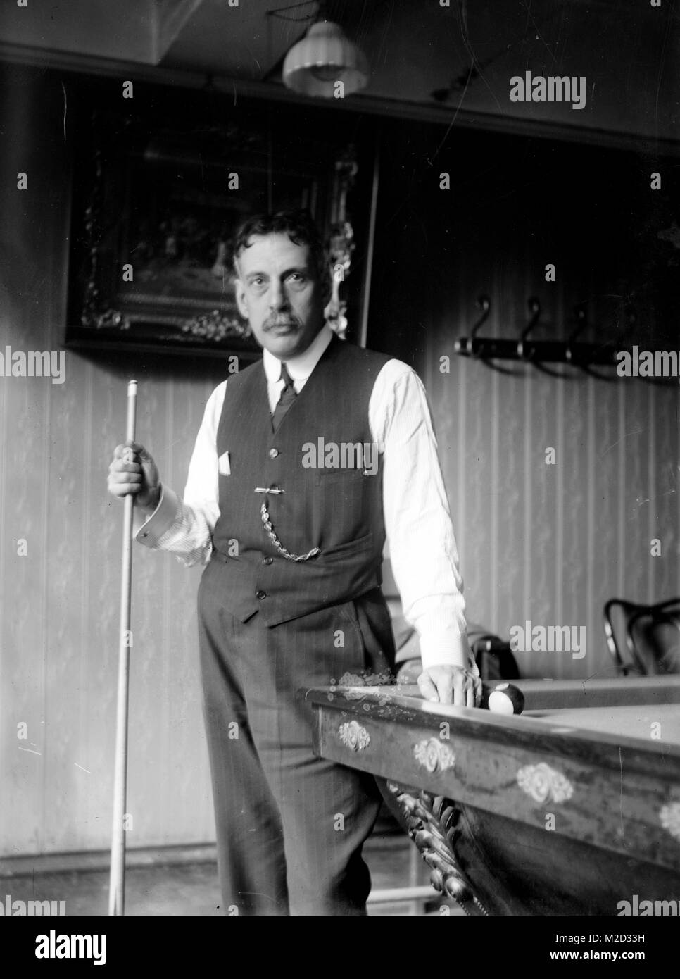 Alfredo De Oro, Cuban billiards player Stock Photo